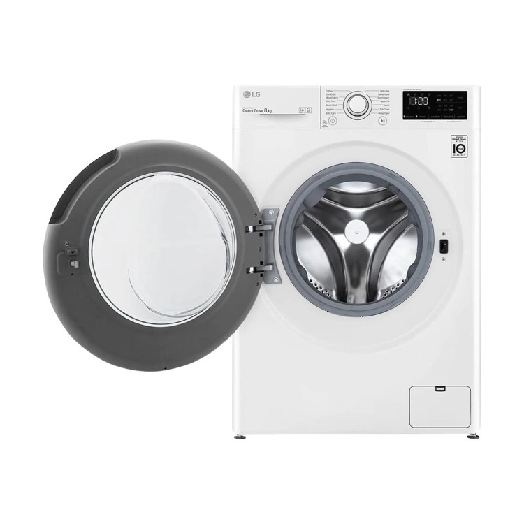 Refurbished LG F4V308WNW Freestanding 8KG 1400 Spin Washing Machine