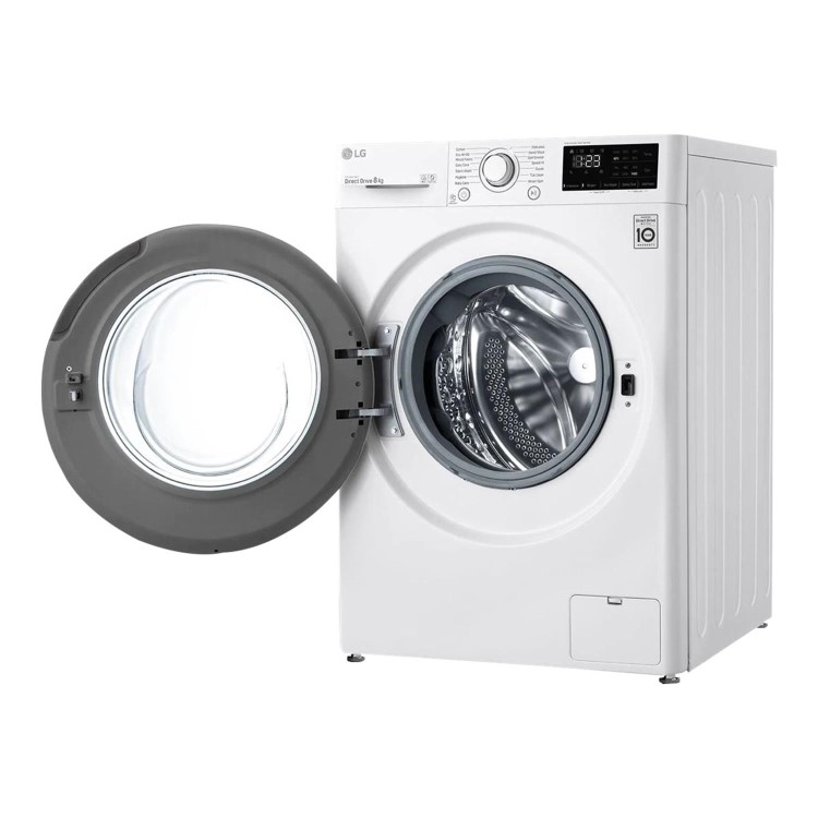 Refurbished LG F4V308WNW Freestanding 8KG 1400 Spin Washing Machine