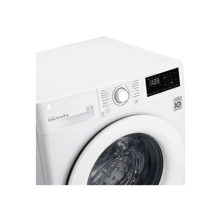 Refurbished LG F4V308WNW Freestanding 8KG 1400 Spin Washing Machine