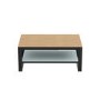 Grey Garden Corner Sofa Set with Adjustable Table - Como