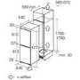 Refurbished CDA FW925/2 Integrated 246 Litre 50/50 Frost Free Fridge Freezer