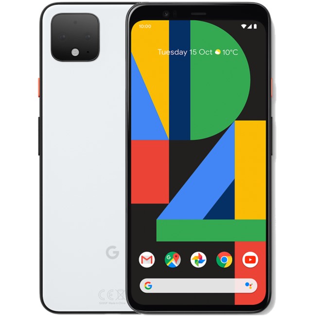 Refurbished Google Pixel 4 XL Clearly White 6.3" 64GB 4G Unlocked & SIM Free Smartphone