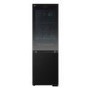 Refurbished LG InstaView 349 Litre 60/40 Fridge Freezer - Black