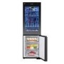 Refurbished LG InstaView 349 Litre 60/40 Fridge Freezer - Black