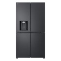 A1/GMF960EV4E Refurbished LG NatureFRESH 637 Litre Four Door American Fridge Freezer - Black