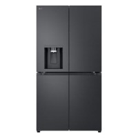 Refurbished LG NatureFRESH 637 Litre Four Door American Fridge Freezer - Black