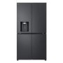 Refurbished LG NatureFRESH 637 Litre Four Door American Fridge Freezer - Black