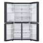 Refurbished LG NatureFRESH 637 Litre Four Door American Fridge Freezer - Black