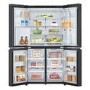 Refurbished LG NatureFRESH 637 Litre Four Door American Fridge Freezer - Black