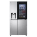 A1/GSXE91BSAD Refurbished LG InstaView 628 Litre Side-By-Side American Fridge Freezer - Brushed Steel