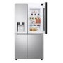Refurbished LG InstaView 628 Litre Side-By-Side American Fridge Freezer - Brushed Steel