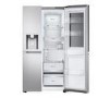 Refurbished LG InstaView 628 Litre Side-By-Side American Fridge Freezer - Brushed Steel