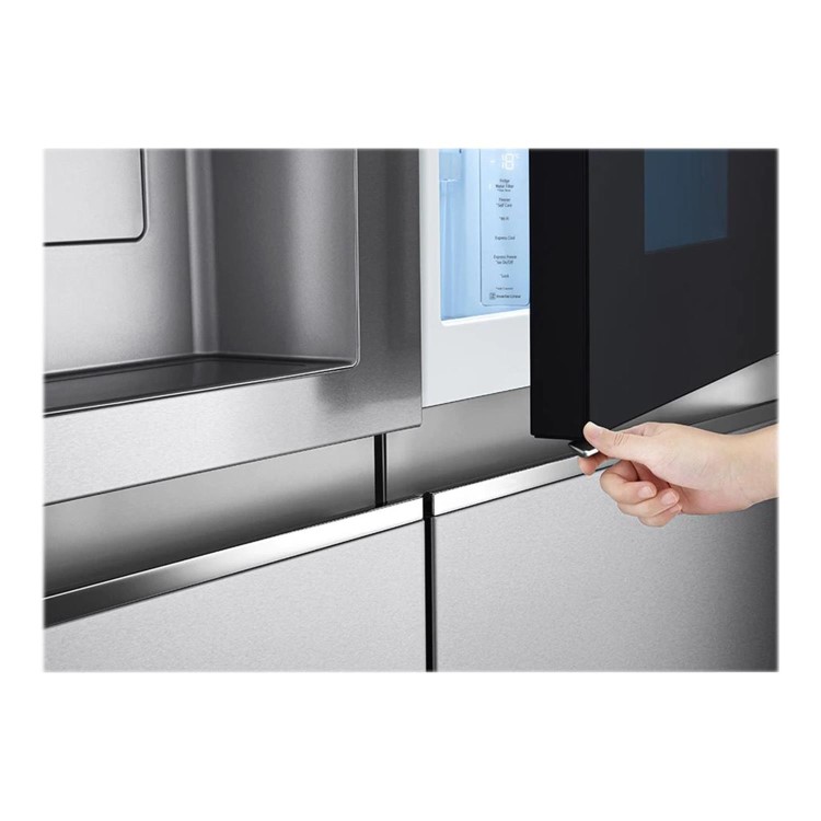 Refurbished LG GSXV90BSAE 635 Litre American Frost Free Fridge Freezer Stainless Steel
