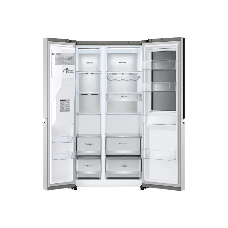 Refurbished LG GSXV90BSAE 635 Litre American Frost Free Fridge Freezer Stainless Steel