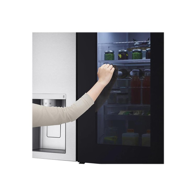 Refurbished LG GSXV90BSAE 635 Litre American Frost Free Fridge Freezer Stainless Steel