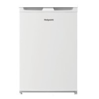 GRADE A1 - Hotpoint 128 Litre Freestanding Under Counter Larder Fridge - White
