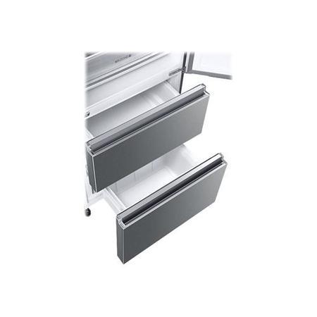 Refurbished Haier HB15FPAA 60/40 Frost Free Fridge Freezer - Stainless Steel Effect