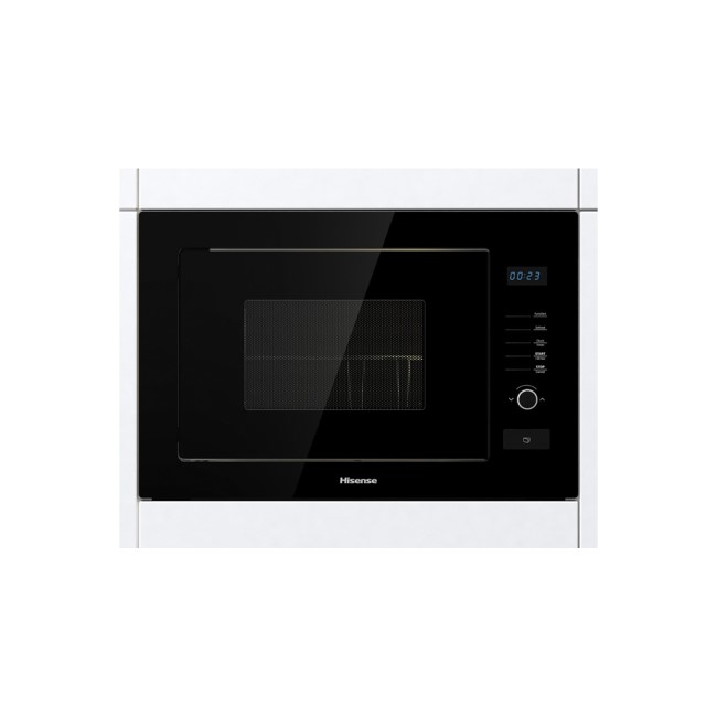 Refurbished Hisense HB25MOBX7GUK Built In 25L 900W Microwave & Grill Black A1/HB25MOBX7GUK