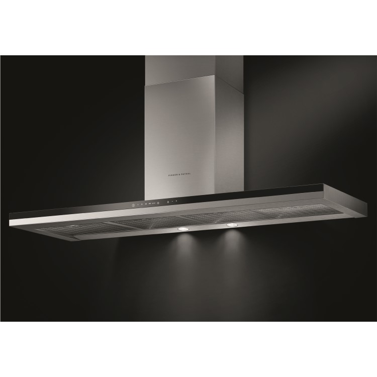 Fisher & Paykel 120cm Chimney Cooker Hood - Stainless Steel