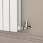 Refurbished Riace White Horizontal Flat Designer Radiator 800x1020mm Double Panel 4948 BTU