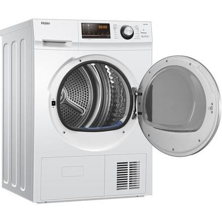 Refurbished Haier HD80-A636 Freestanding Heat Pump 8KG Tumble Dryer