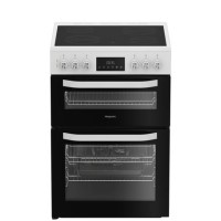 GRADE A1 - Hotpoint 60cm Electric Cooker - White