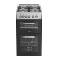 Refurbished Hotpoint 50cm Gas Cooker - Stainless steel