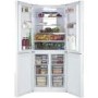 Hoover HFDN180UK Four Door Frost Free American Fridge Freezer - White