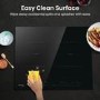 Refurbished Hisense HI6442BSCE 59cm 4 Zone Induction Hob Black