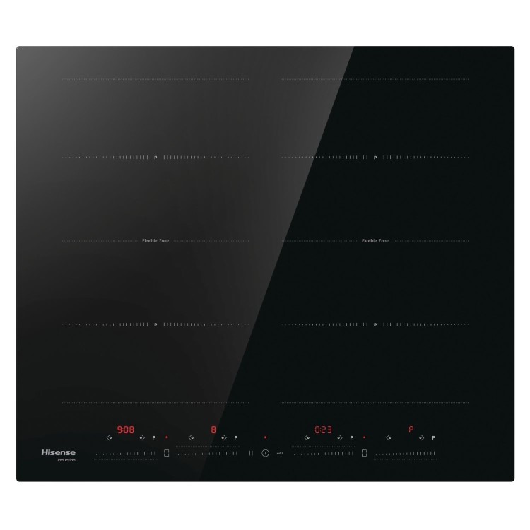 Refurbished Hisense HI6442BSCE 59cm 4 Zone Induction Hob Black
