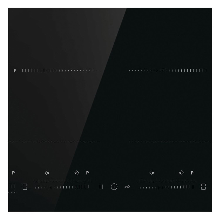 Refurbished Hisense HI6442BSCE 59cm 4 Zone Induction Hob Black