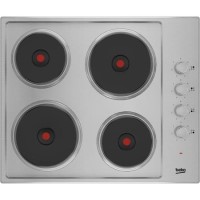 Beko 60cm Sealed Plate Electric Hob - Stainless Steel Beko 60cm Sealed Plate Electric Hob - Stainless Steel
