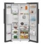 Refurbished Hotpoint HPG2 6574W XBR5UK Dual No Frost American Fridge Freezer with FreshShield - Inox