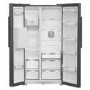 Refurbished Hotpoint HPG2 6574W XBR5UK Dual No Frost American Fridge Freezer with FreshShield - Inox