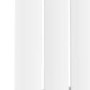 GRADE A1 - Sorrento White Horizontal Oval Designer Radiator 600x590mm Single Panel 1576 BTU