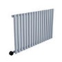 Refurbished Light Grey Electric Horizontal Designer Radiator 1.2kW with Wifi Thermostat - H600xW1003mm - IPX4 Bathroom Safe