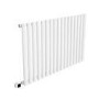 Refurbished White Electric Horizontal Designer Radiator 1.2kW with Wifi Thermostat - H600xW1003mm - IPX4 Bathroom Safe