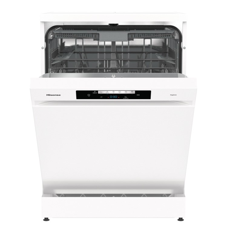 Hisense Hi4 Freestanding Dishwasher - Glass Care, D-Rated, White