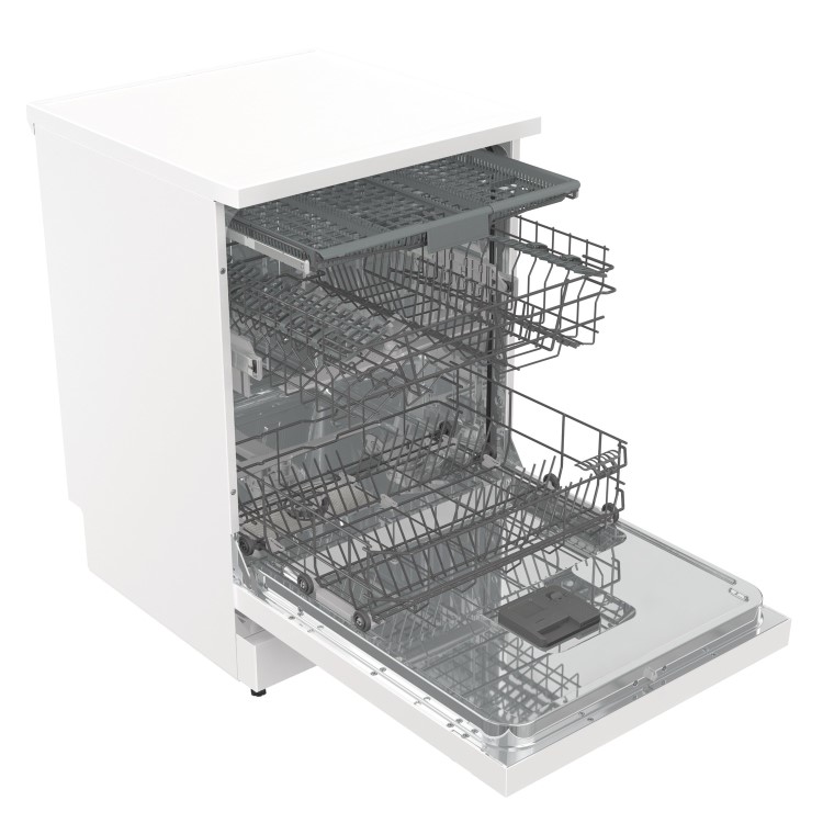 Hisense Hi4 Freestanding Dishwasher - Glass Care, D-Rated, White
