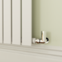 Refurbished Riace White Horizontal Flat Designer Radiator 800x612mm Single Panel 1947 BTU