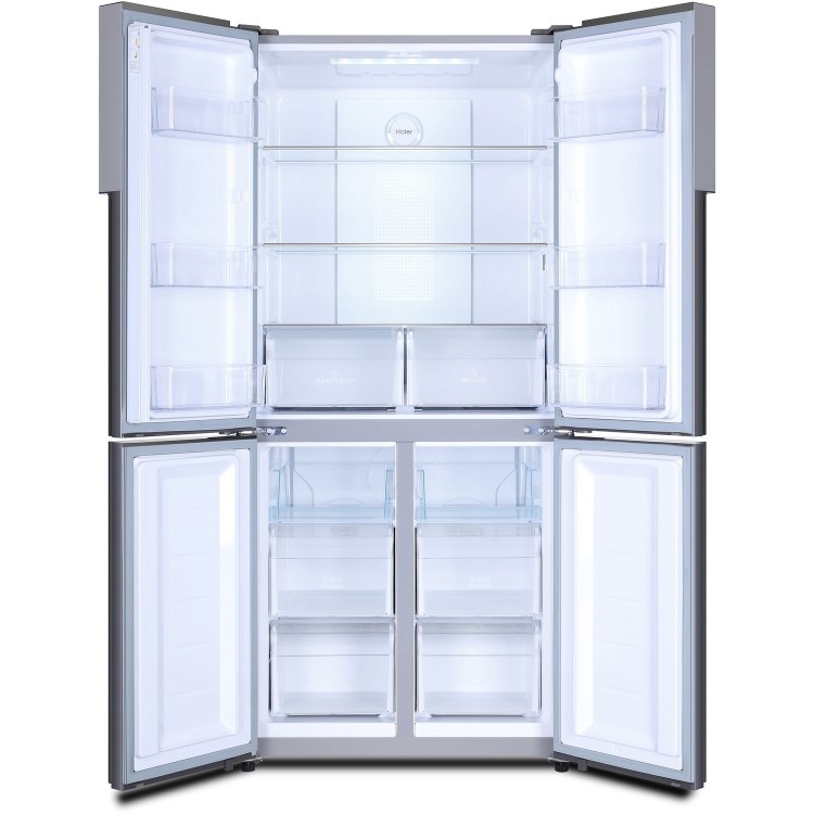 Refurbished Haier Cube Series HTF-456DM6 Freestanding 468 Litre 70/30 Fridge Freezer