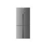 Refurbished Haier HTF-556DP6 Freestanding 456 Litre 70/30 Frost Free American Fridge Freezer Silver