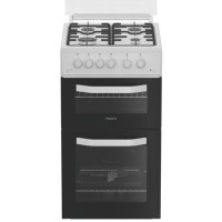 Refurbished Hotpoint HTG5GCWL 50cm Gas Cooker