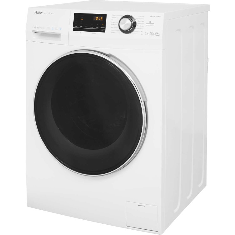 Haier HWD100-BP14636 10 Wash 6kg Dry 1400rpm Freestanding Washer Dryer - White