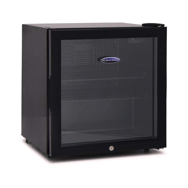 Refurbished Ice King DF48K 48 Litre Table Top Mini Drinks Fridge - Black