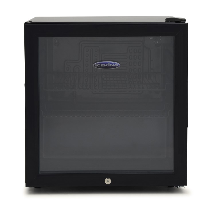 Refurbished Ice King DF48K 48 Litre Table Top Mini Drinks Fridge - Black