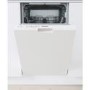 Refurbished Indesit Push&Go Integrated Slimline Dishwasher - White - 10 Place Settings - E Rated - IN2IE10CS80UK