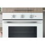 Refurbished Indesit Click&Clean Electric Single Oven - White