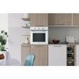 Refurbished Indesit Click&Clean Electric Single Oven - White