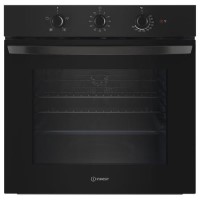 Refurbished Indesit Click&Clean Electric Single Fan Oven - Black